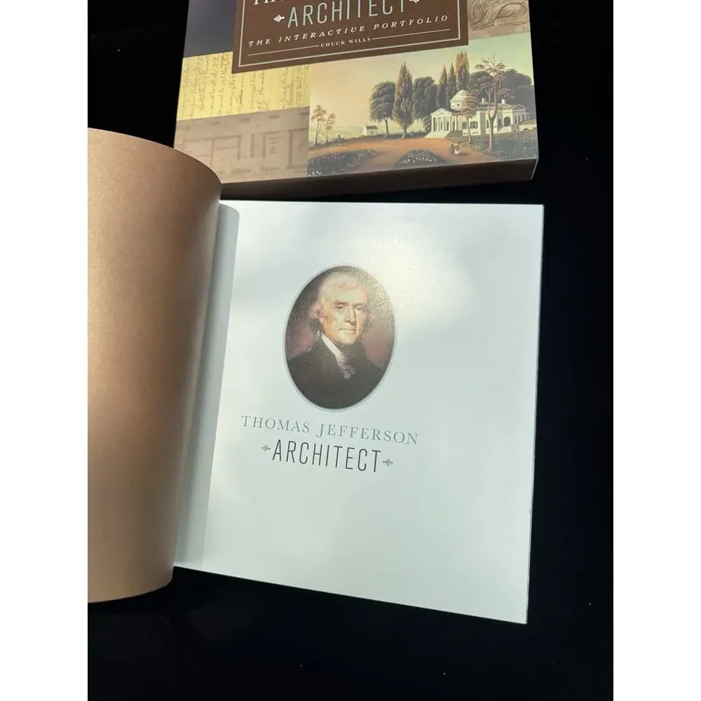 Thomas Jefferson - Architect: The Interactive Portfolio by Chuck Wills Like New!